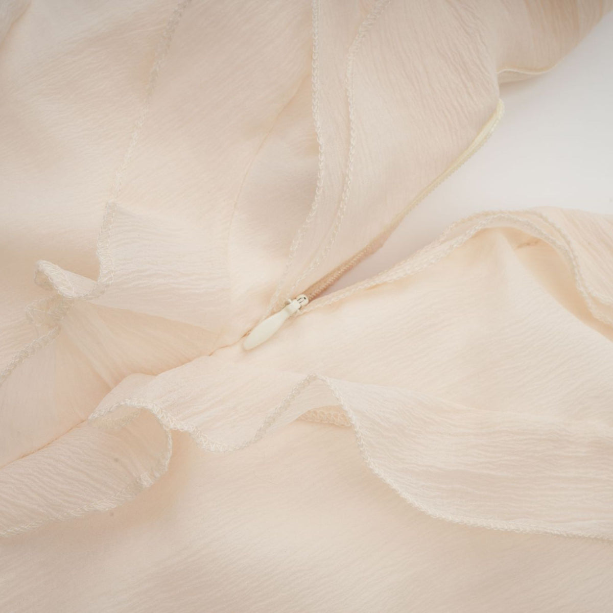 Hélène faux-flower layered ruffled mini dress