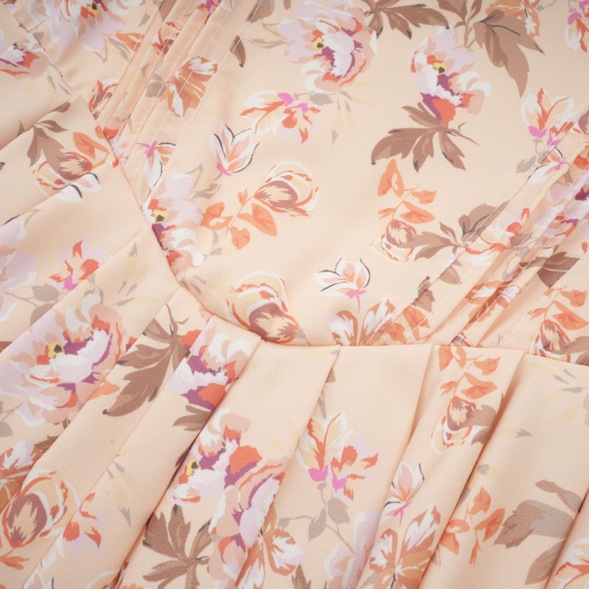 Alizée yellow floral-print pleated mini dress (Final Sale-US Only)