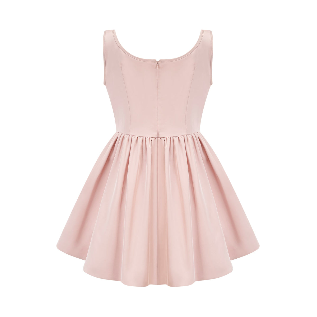 Axelle pleated crystal embellished mini dress - Pink