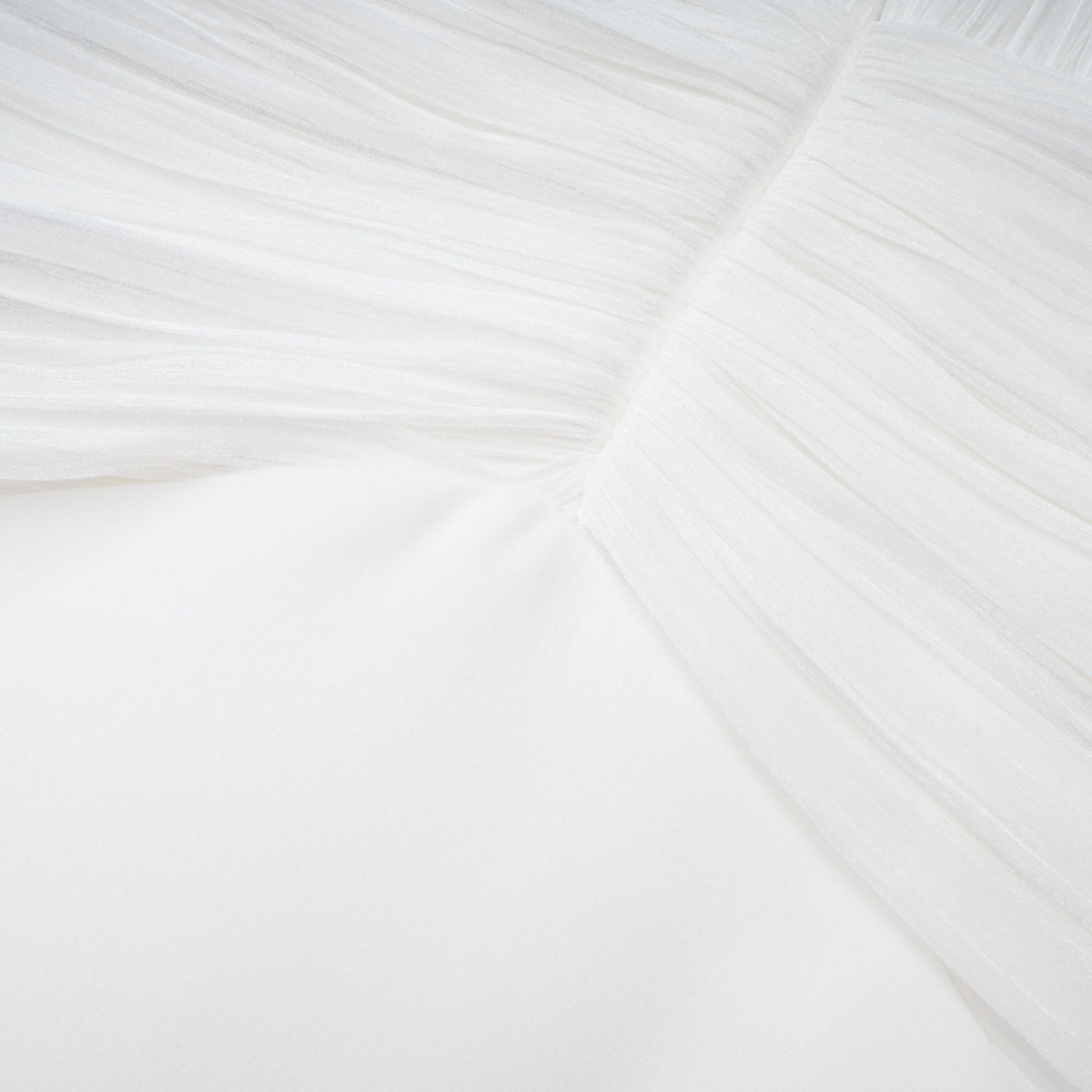Emmeline White Train Design Gathered Maxi Dress (Final Sale-US Only)