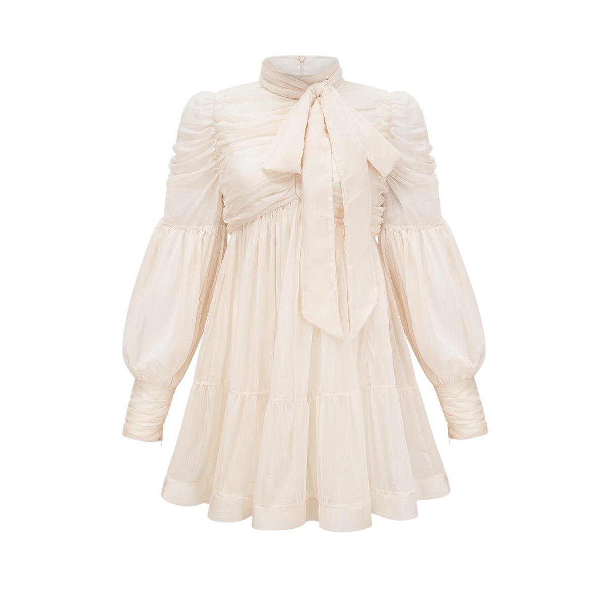 Thibaulte tuck-detail pleated tulle mini dress (Final Sale-US Only)