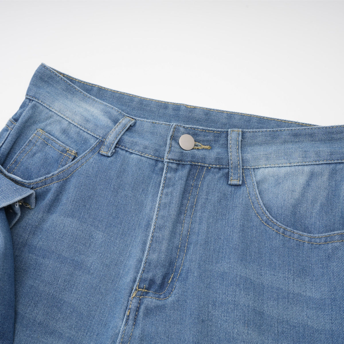 Ysabella bow-detail wide-leg jeans