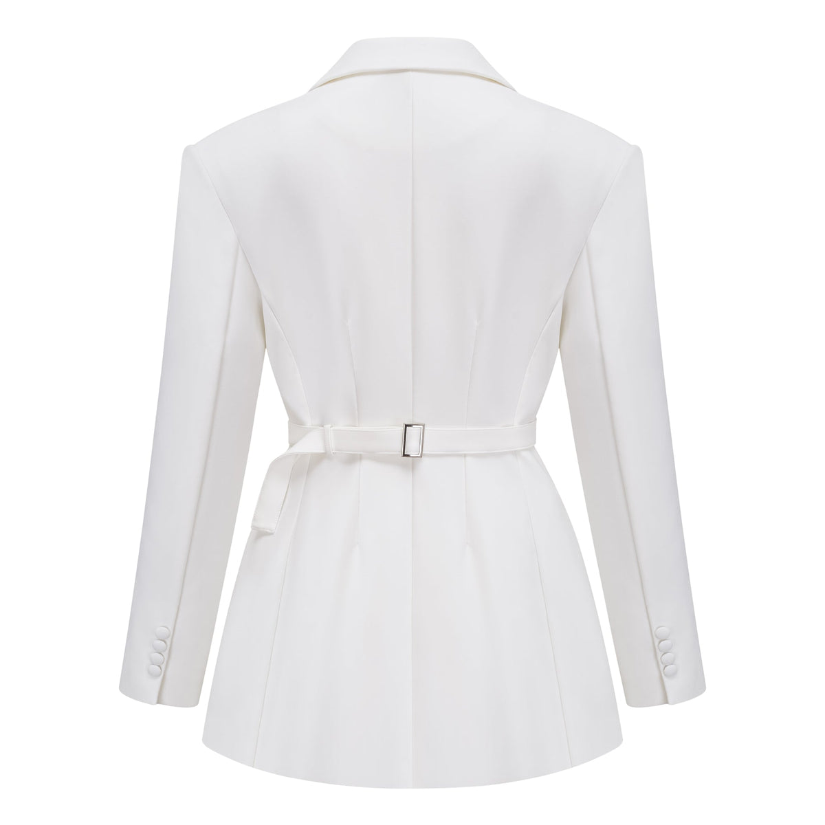 Osanne White Double Breasted Blazer Mini Dress (Final Sale)