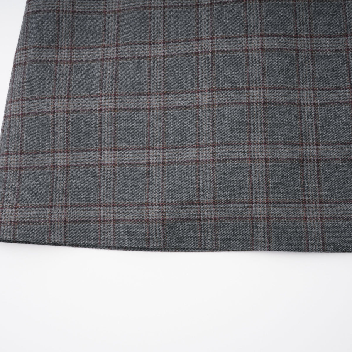 Serena Grey Cut Out Checked Blazer & Skirt Set (Final Sale)