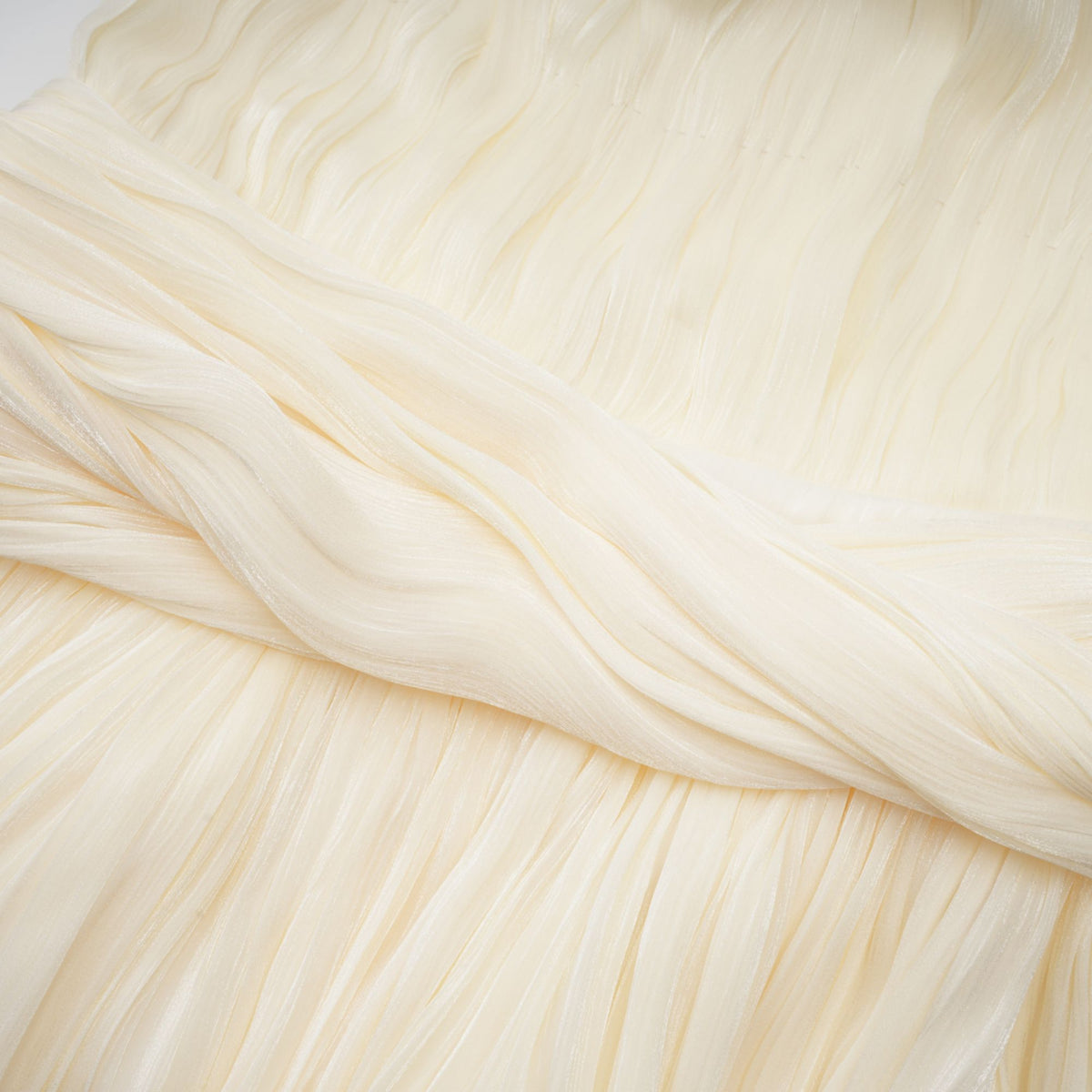 Cyrielle pleated ribbon-design mini dress
