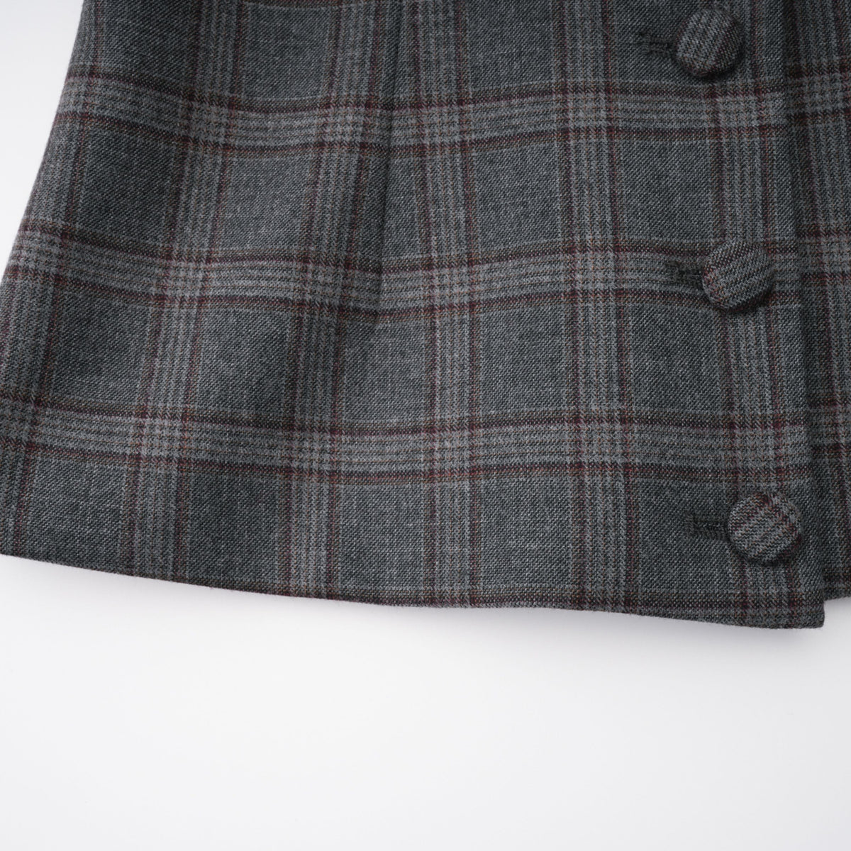 Serena Grey Cut Out Checked Blazer & Skirt Set (Final Sale)