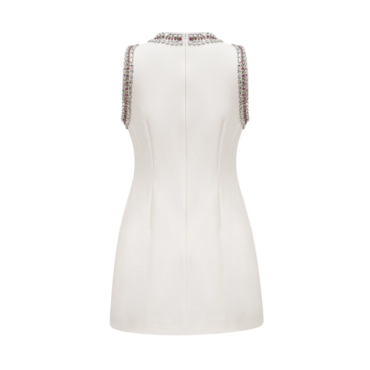 Émilie crystal-embellished mini dress