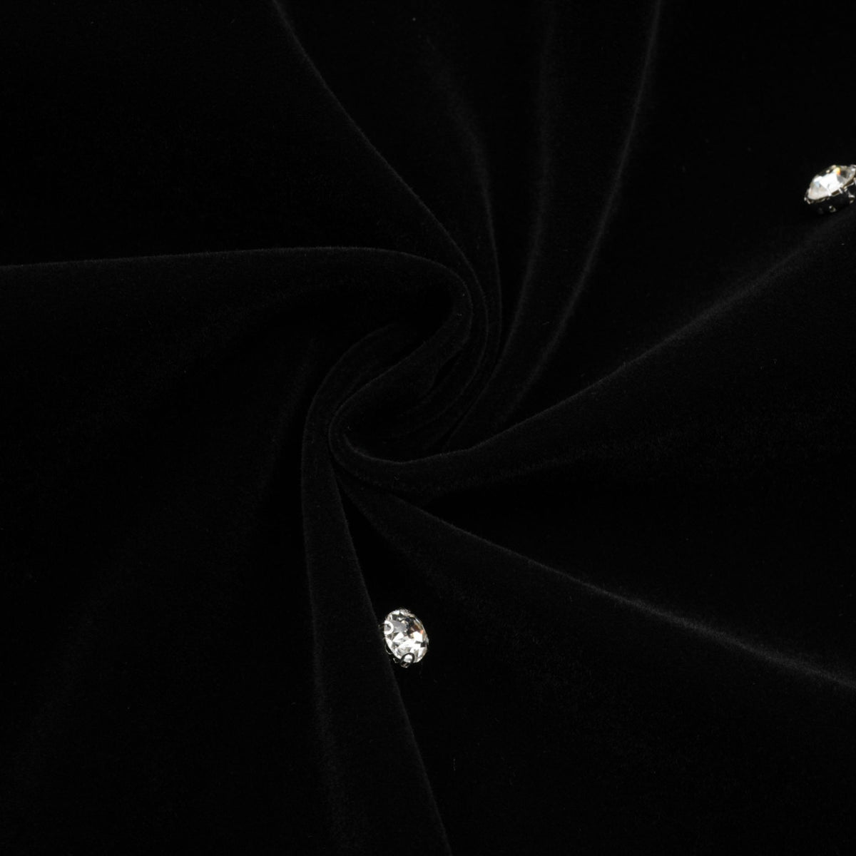 Lola black embellished velvet midi dress
