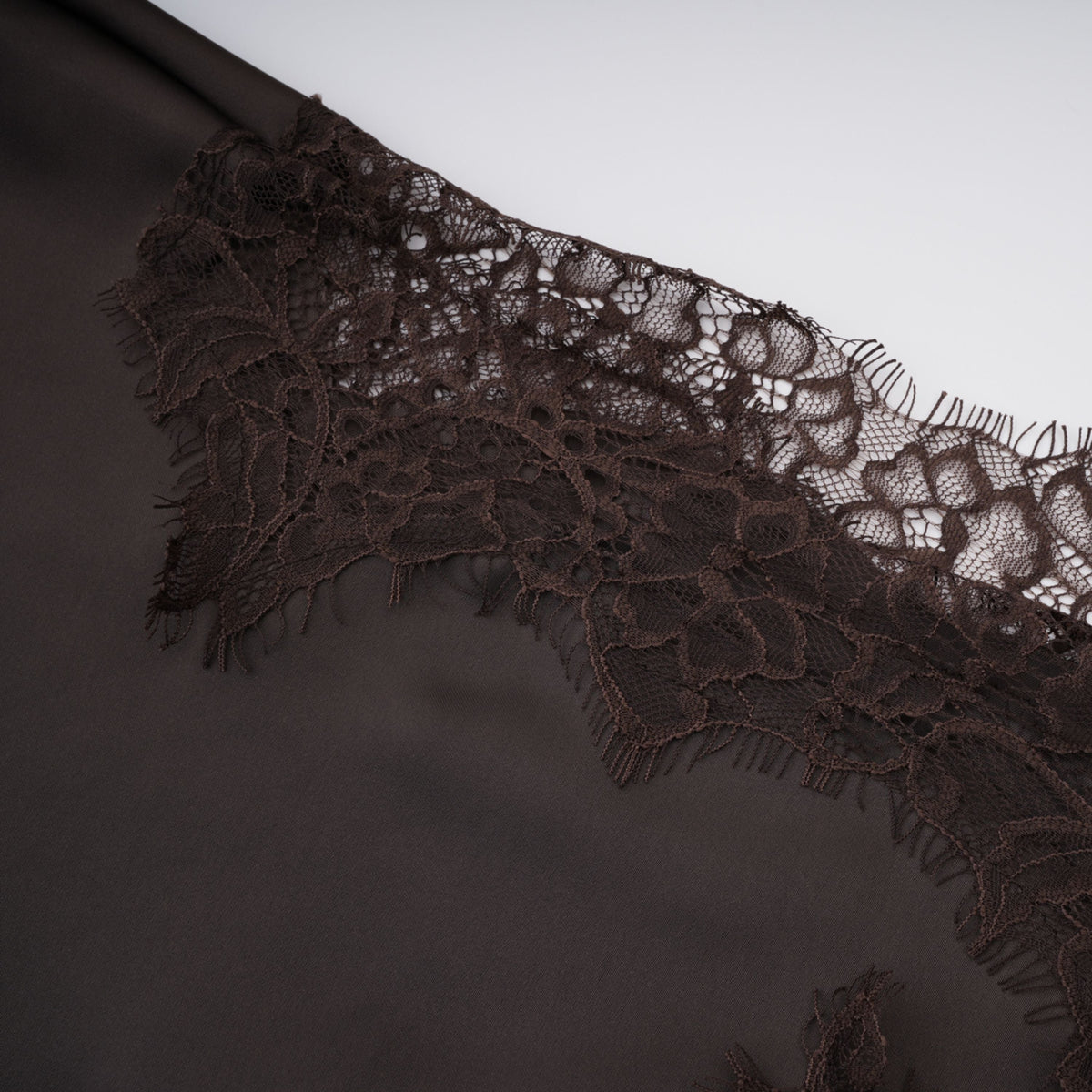 Henrik Brown Lace Trim Dress (Final Sale-US Only)