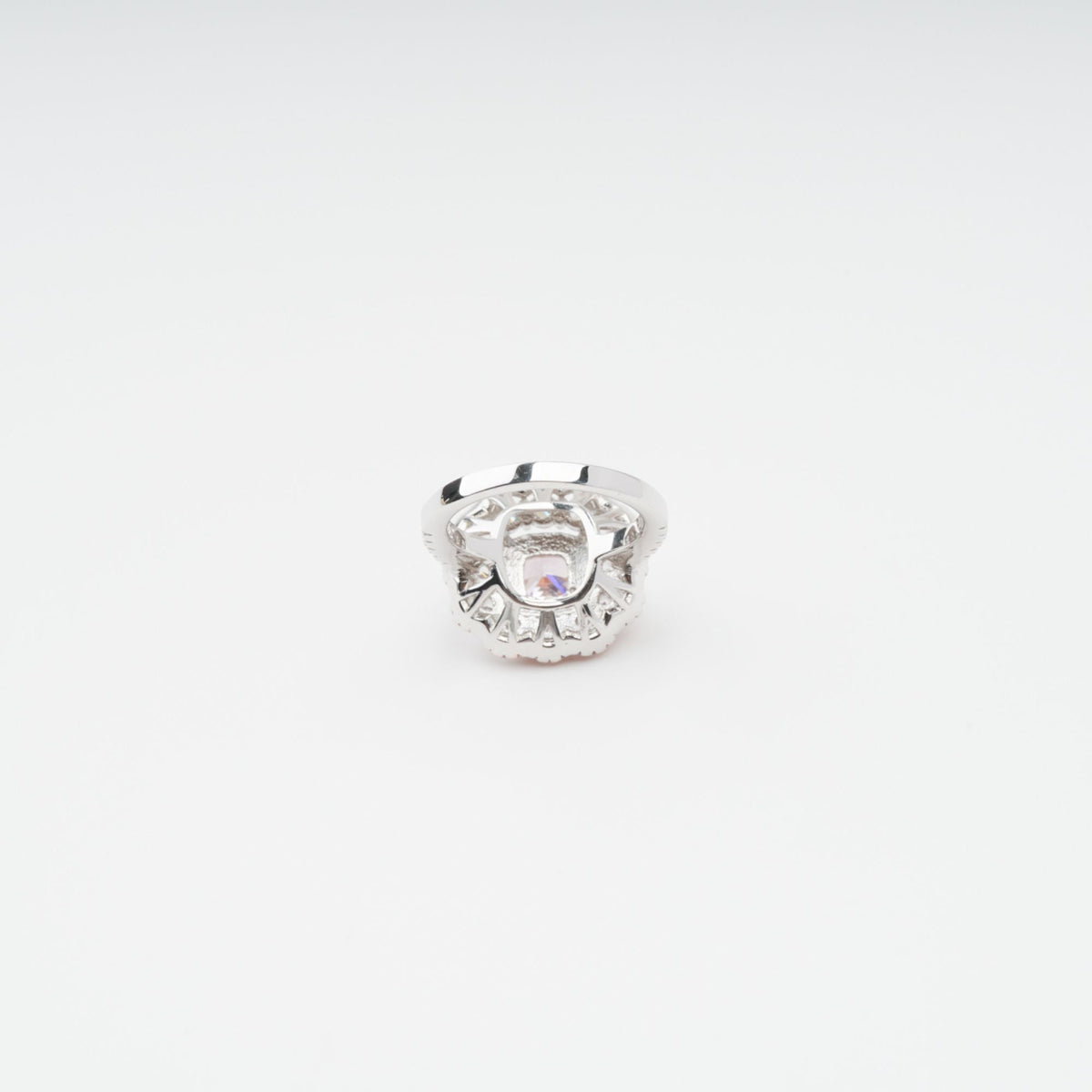 Marianne Pink Polished Zircon Gemstone Sterling Silver Ring