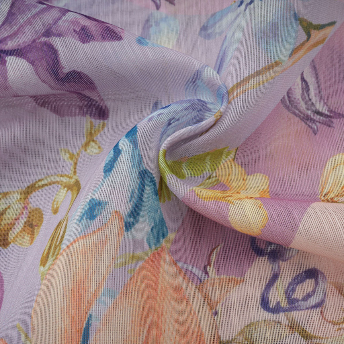 Delphine Pink Floral Print Maxi Dress