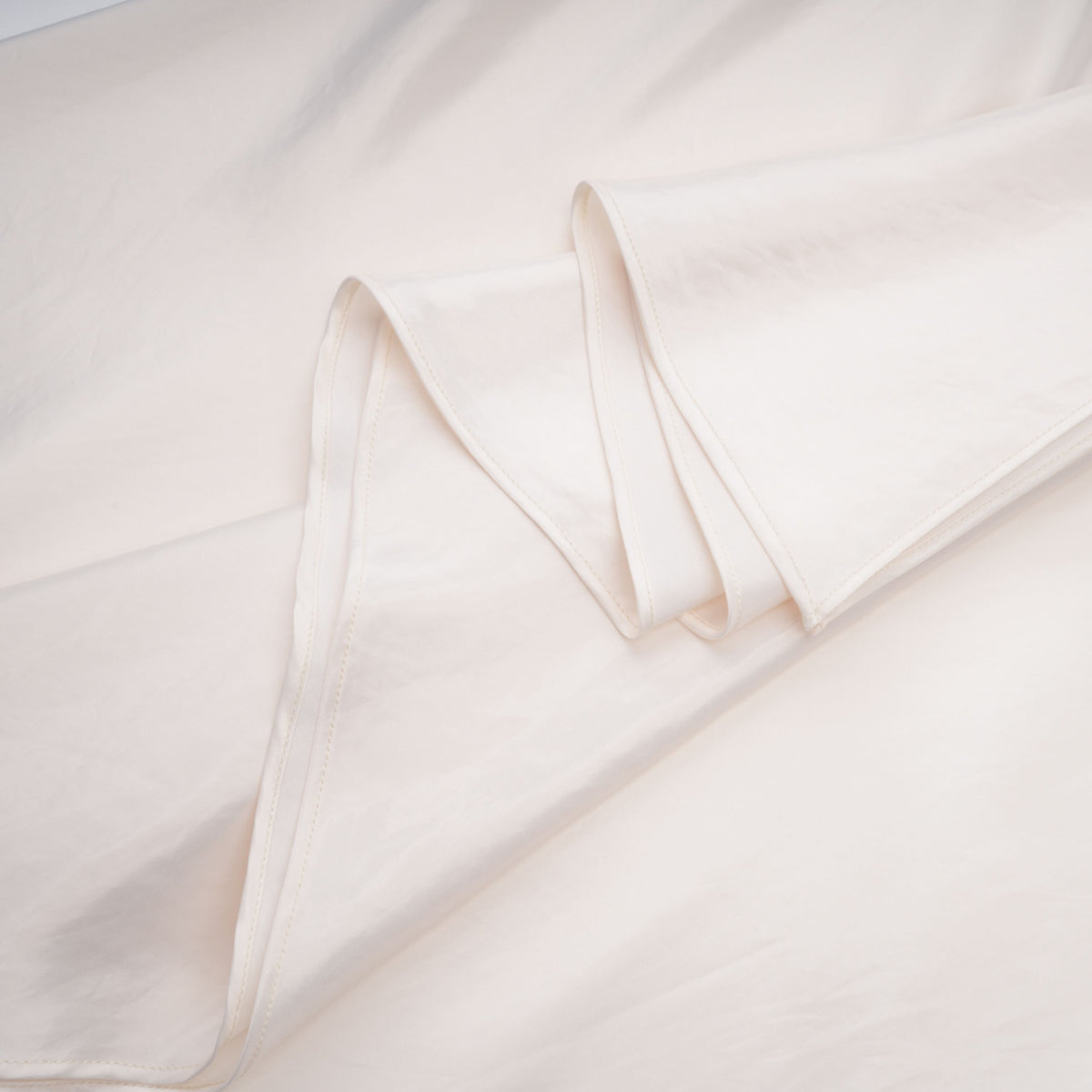 Lilla Beige Strapless Ruffled Satin Maxi Dress  (Final Sale-US Only)