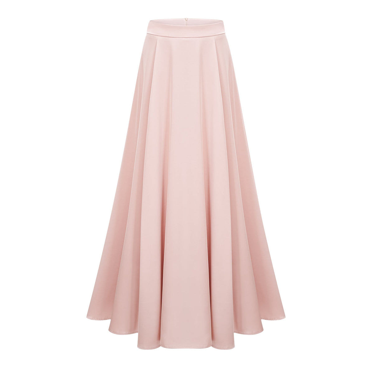 Everleigh Champagne Satin Top & Skirt Set With Cape Detail (Final Sale)