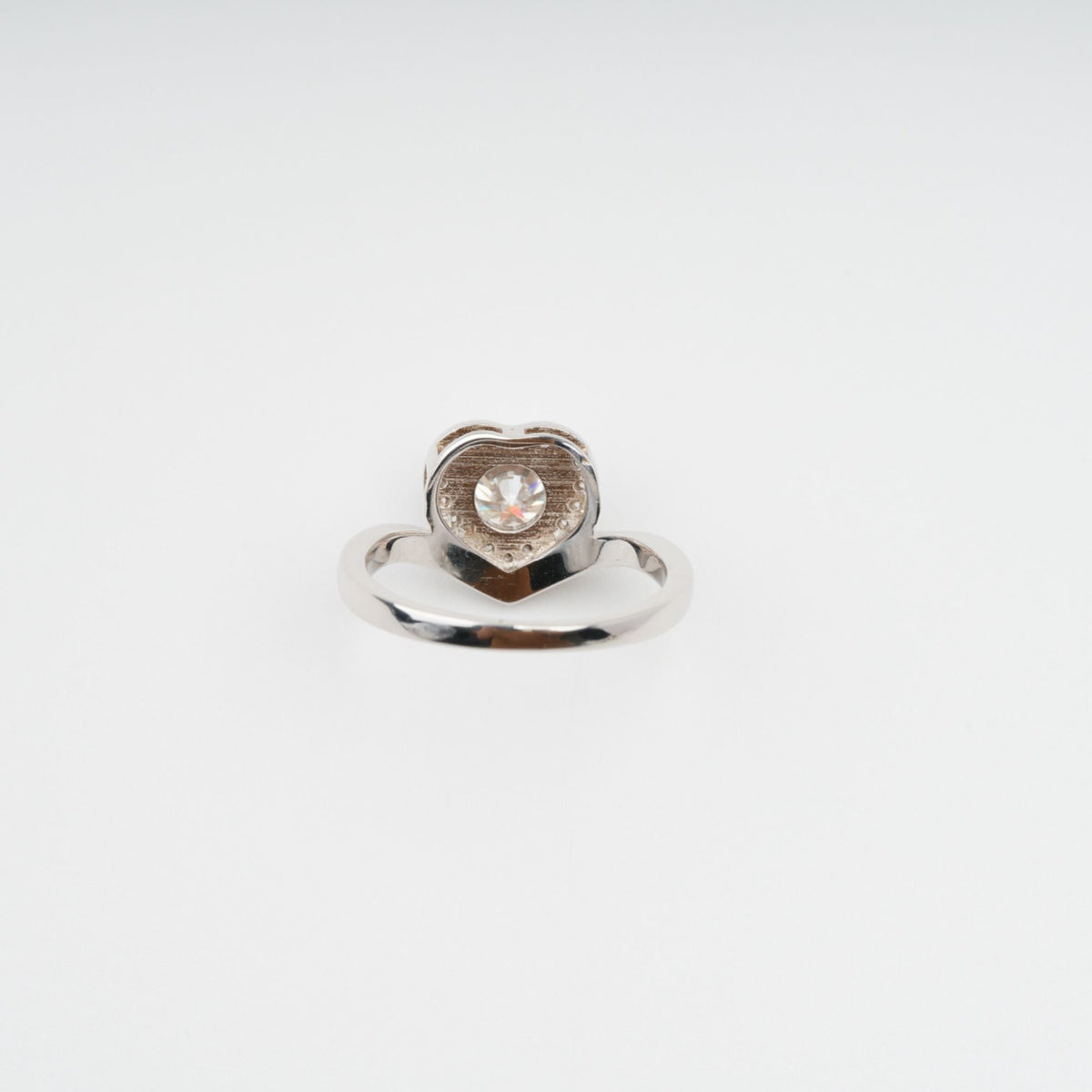 Révérence Heart Shaped Sterling Silver Ring
