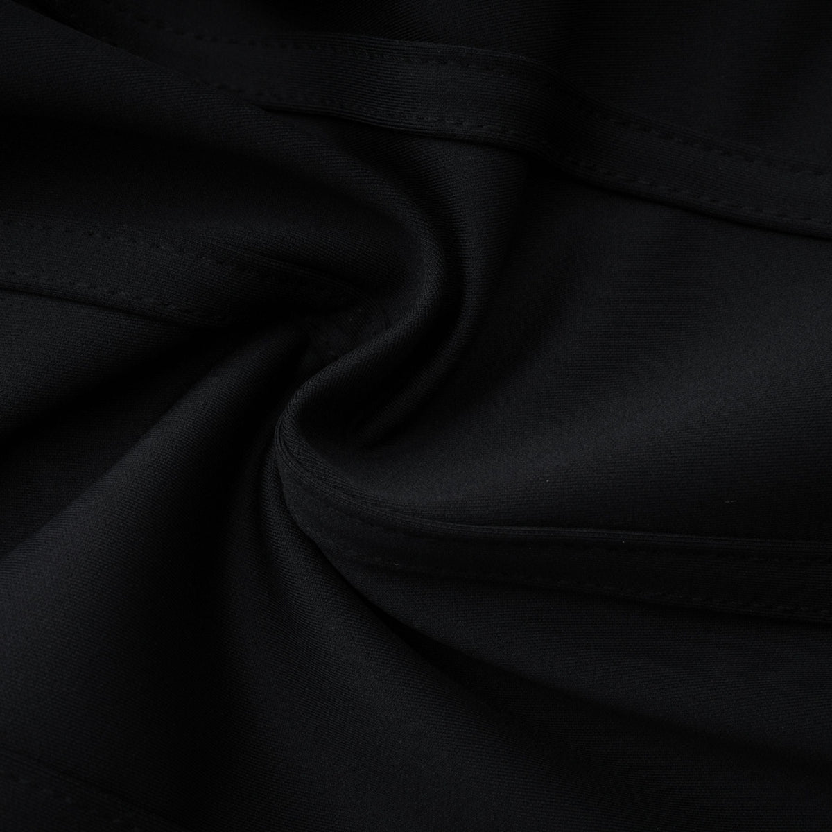 Cordelia Black Decorative Stitching Leggings