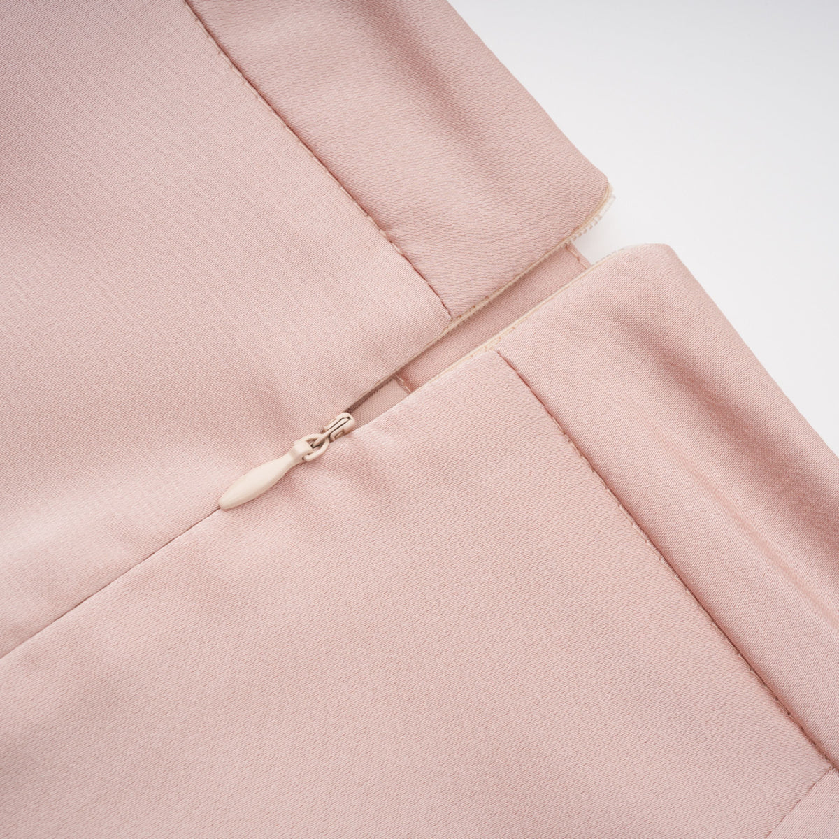 Everleigh Champagne Satin Top & Skirt Set With Cape Detail (Final Sale-US Only)