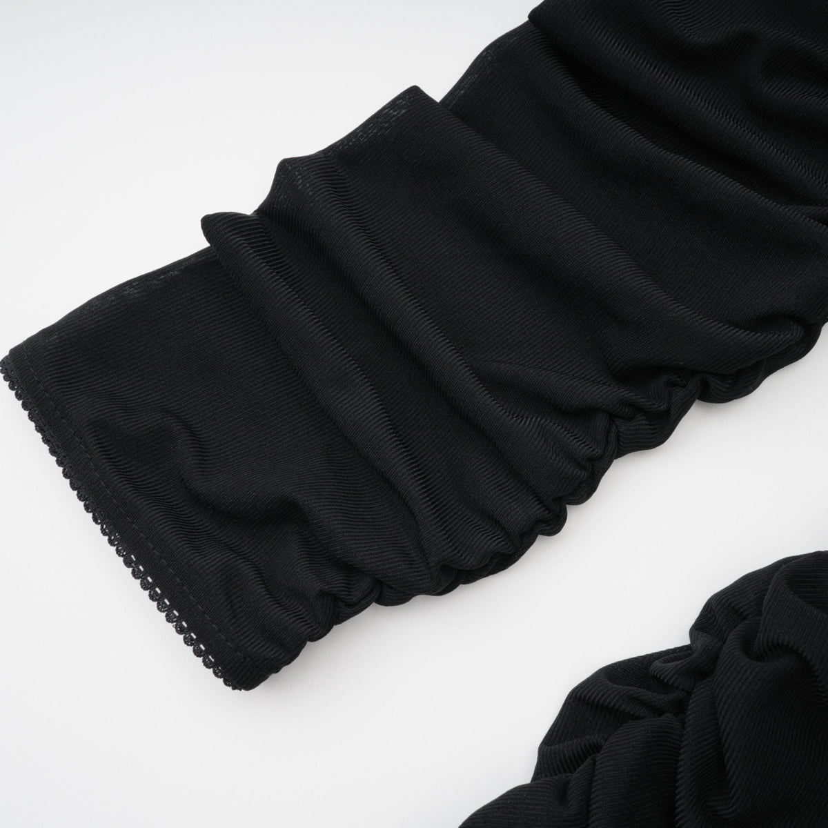 Greta Black Ruched Sheer Mesh Maxi Dress (Final Sale-US Only)
