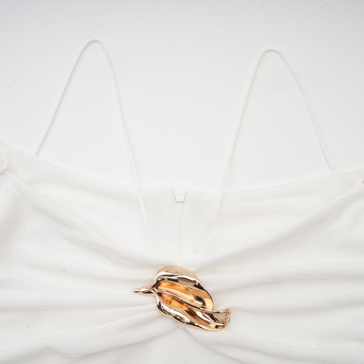 Nadine off-shoulder panelled maxi dress in White (Final Sale-US Only)