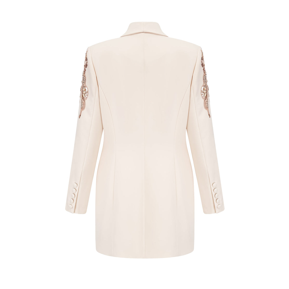 Éléna embellished sequined blazer dress
