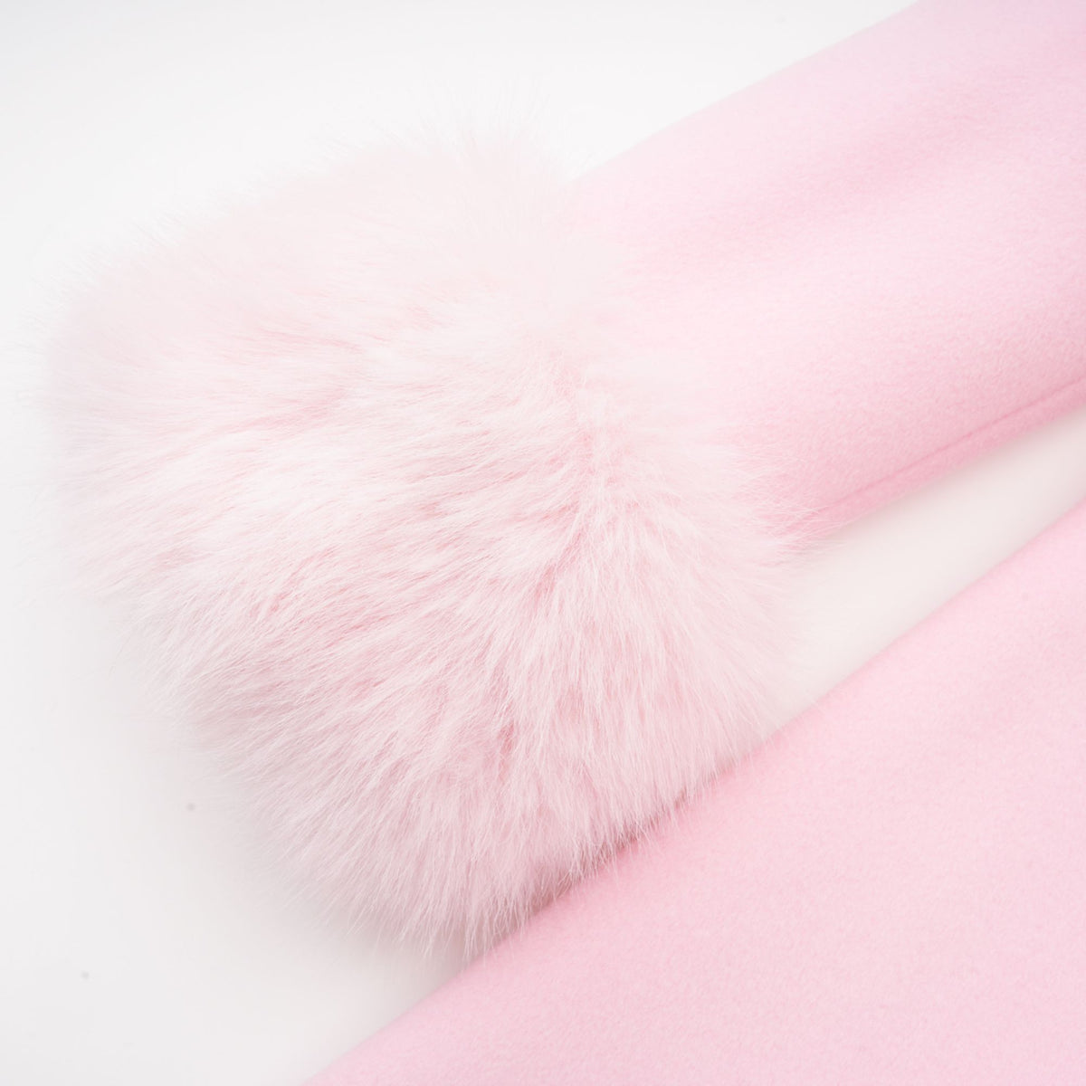 Louisette pink faux-fur overcoat (Final Sale-US Only)