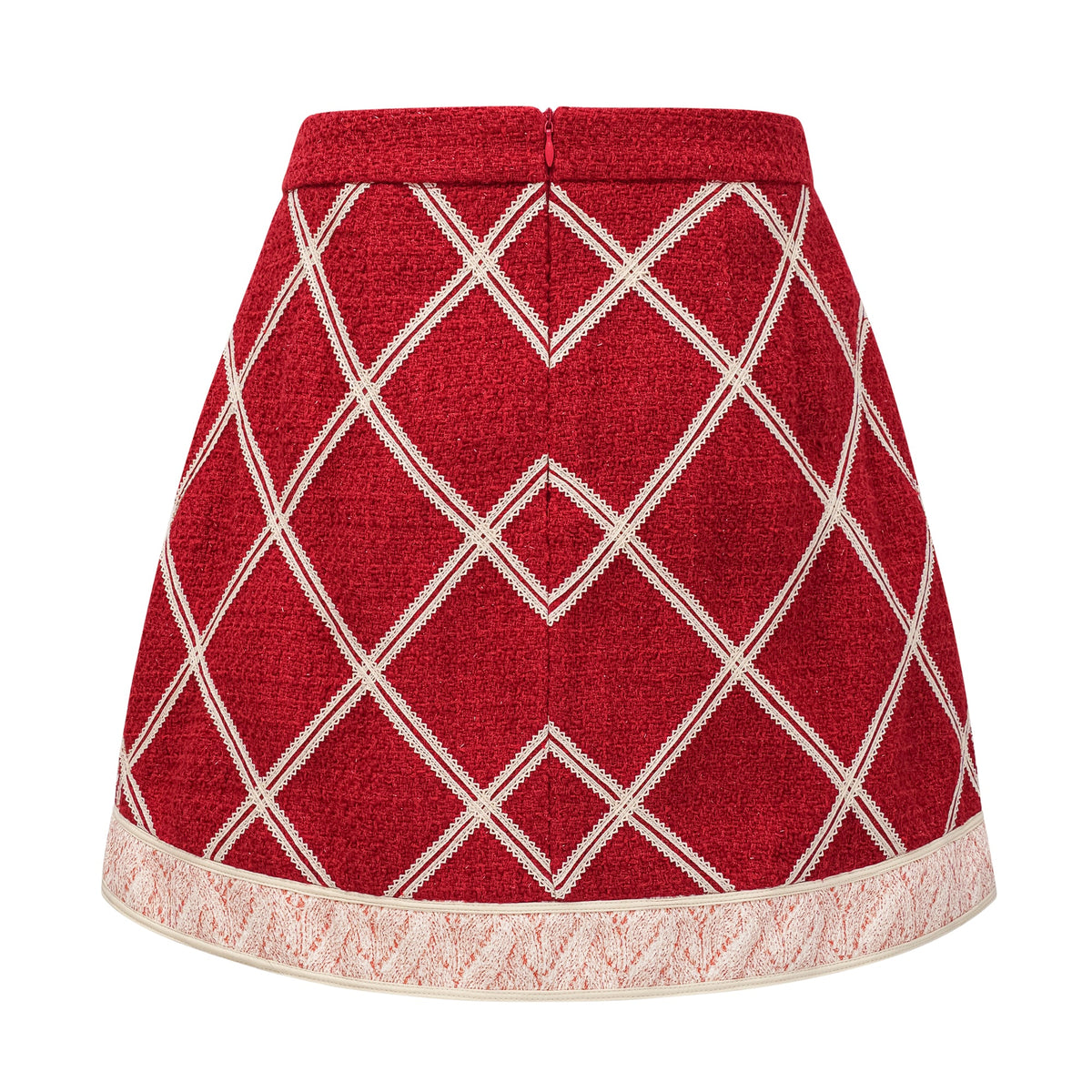 Carolina Pink Crochet Knit Blouse & Skirt Set (Final Sale-US Only)