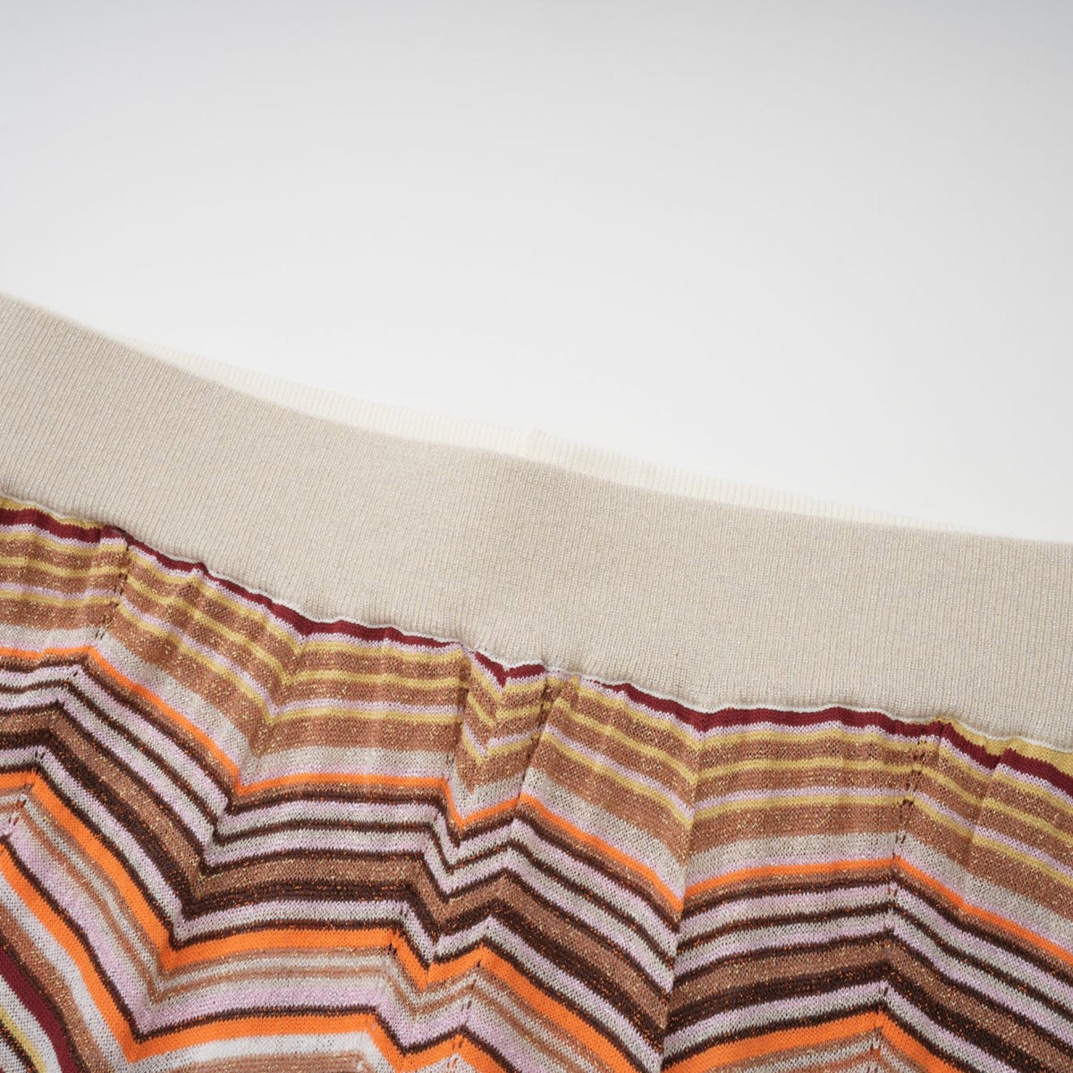 Chloé Neutral Striped Knit Matching Set