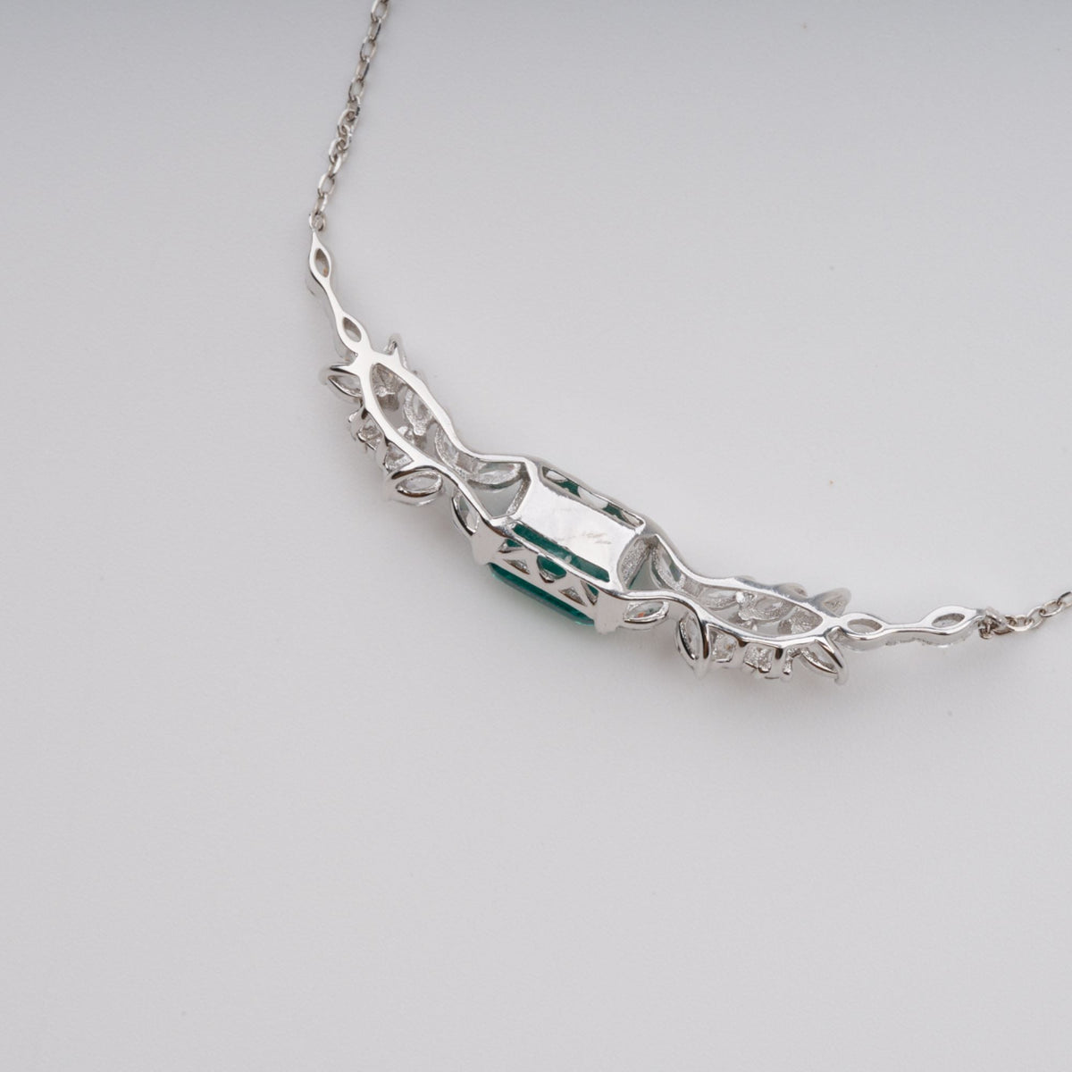 Hilja Green Wing Pendant Sterling Silver Necklace