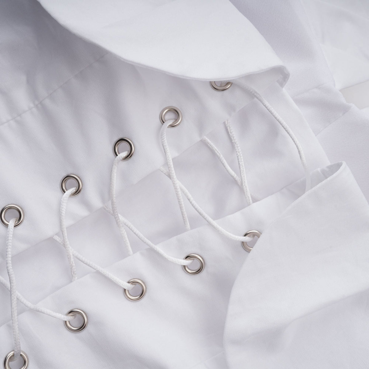 Alicia White Ruched Blouse & Skirt Set