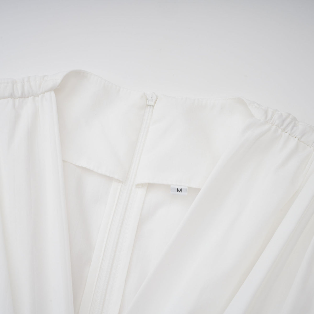 Vienne White Lace-Up Pleated Maxi Dress (Final Sale-US Only)