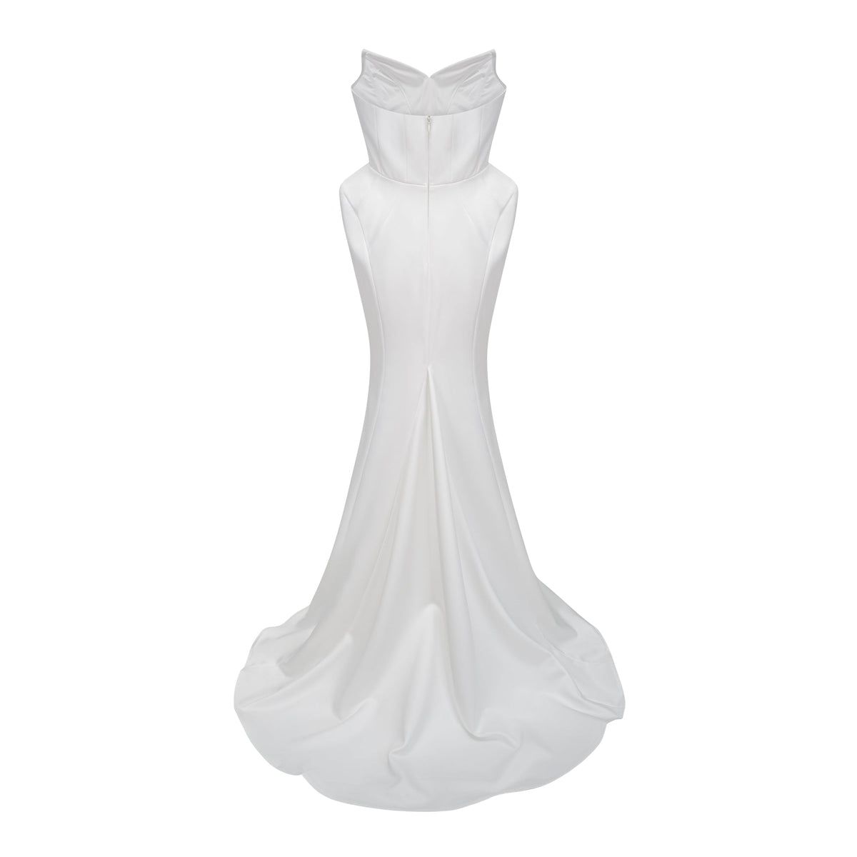 Alba White Barrel Waist Corset Maxi Dress (Final Sale-US Only)