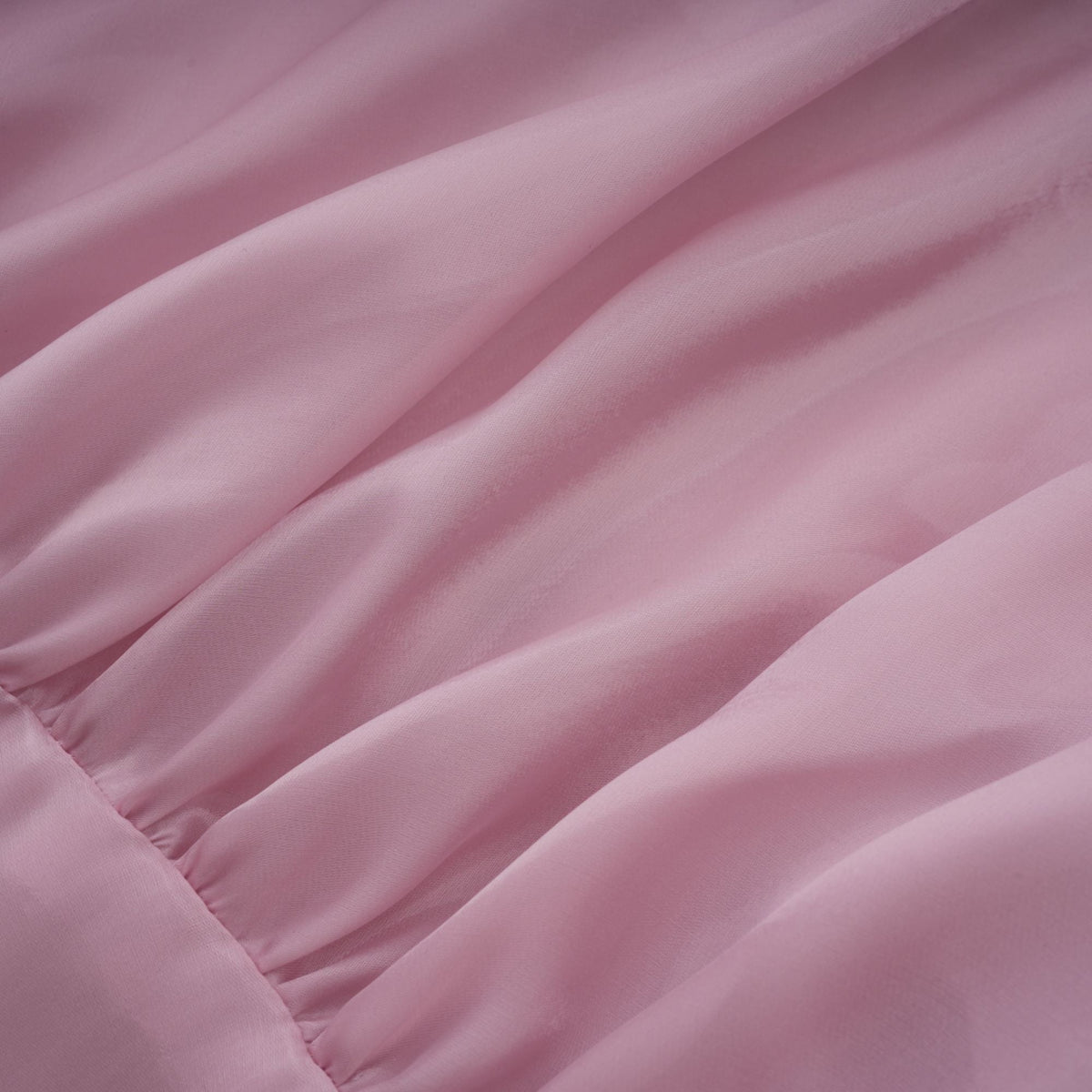 Brooklyn Pink Glossy Bubble Hem Mini Dress