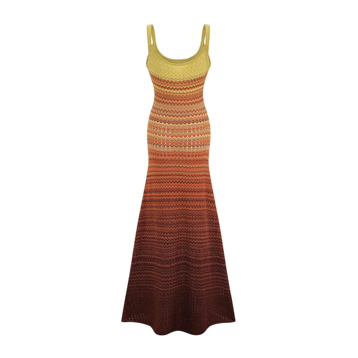 Audrey gradient knitted maxi dress