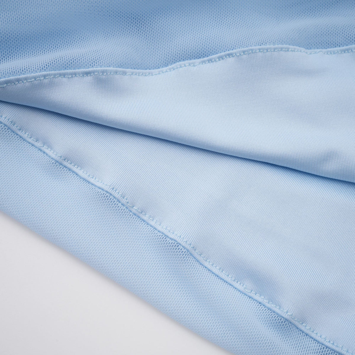 Sylphe Baby-Blue Asymmetrical Pleated Sleeveless Mini Dress (Final Sale-US Only)