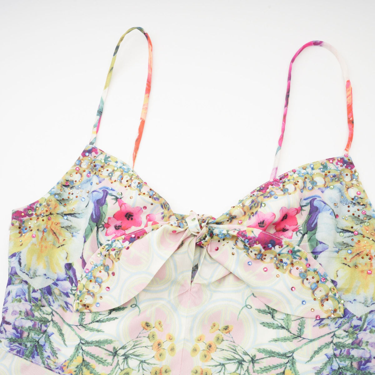 Sylvie tie-up floral-print midi dress (Final Sale-US Only)