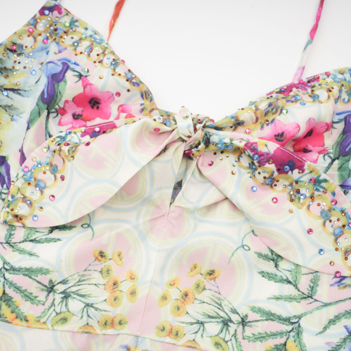 Sylvie tie-up floral-print midi dress (Final Sale-US Only)