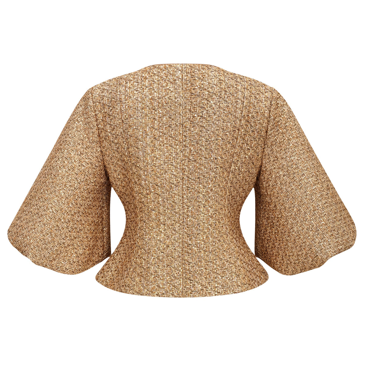 Clothilde Gold Sequined Tweed Jacket (Final Sale-US Only)
