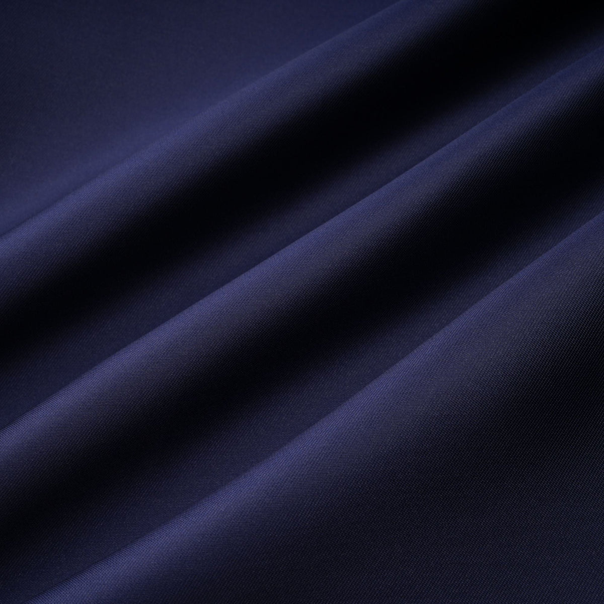Fern Navy Blue Satin Panel Knit Midi Dress  (Final Sale-US Only)