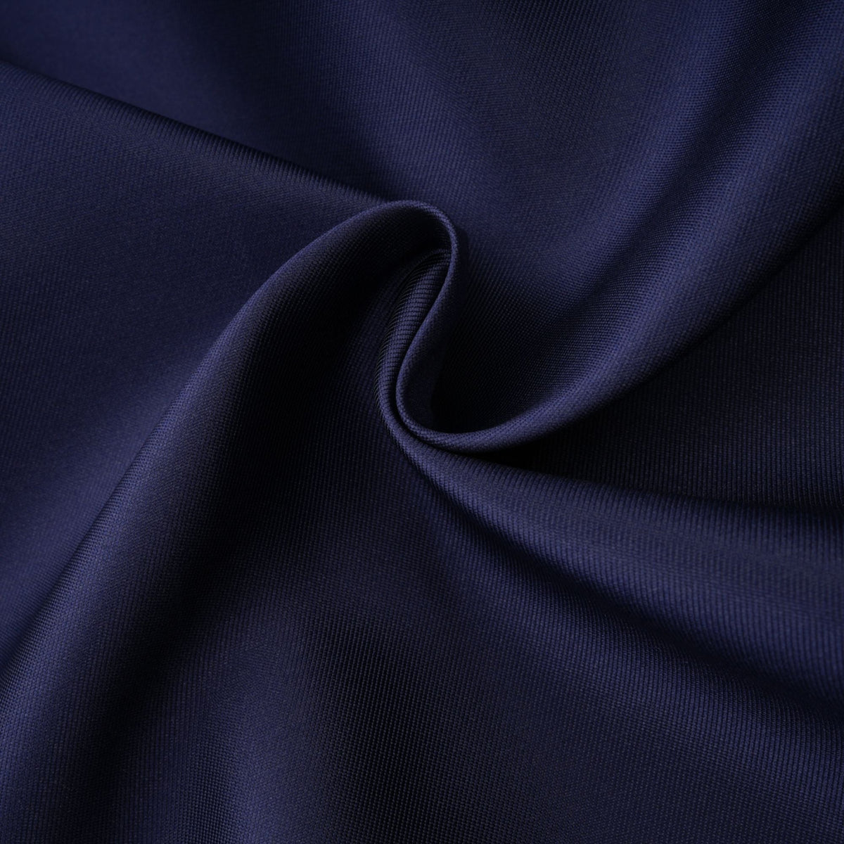 Fern Navy Blue Satin Panel Knit Midi Dress  (Final Sale-US Only)