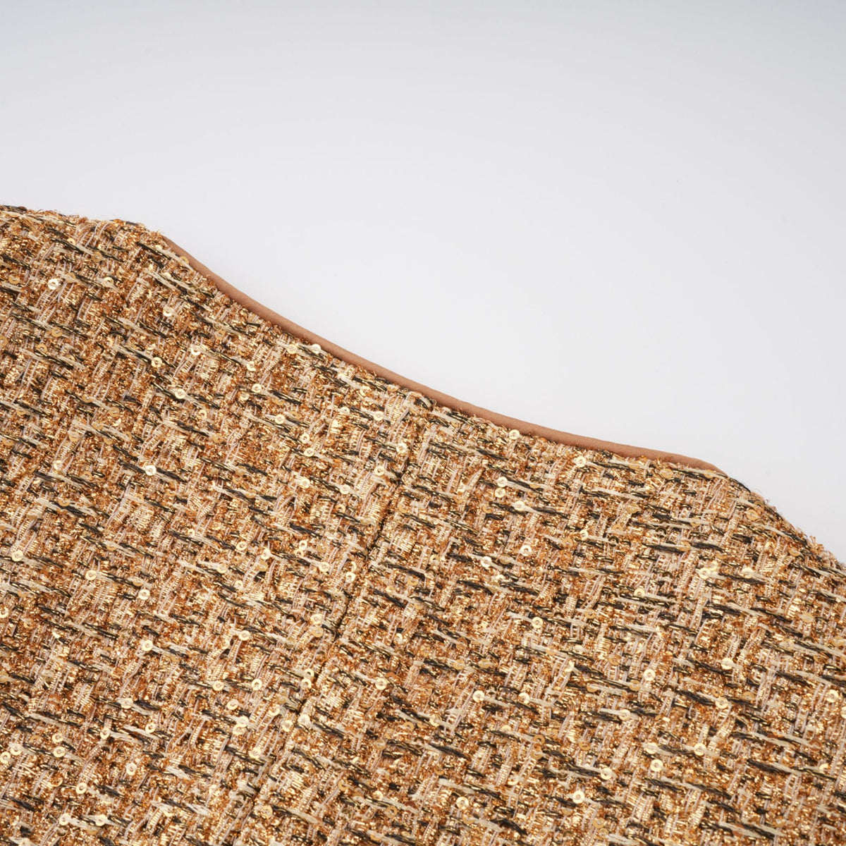 Clothilde Gold Sequined Tweed Jacket