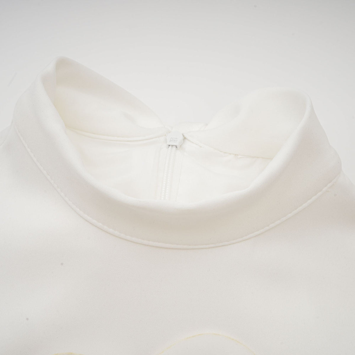 Magali White Sleeveless Maxi Dress with Faux Flower & Bow-Tie Embellishment (Final Sale-US Only)