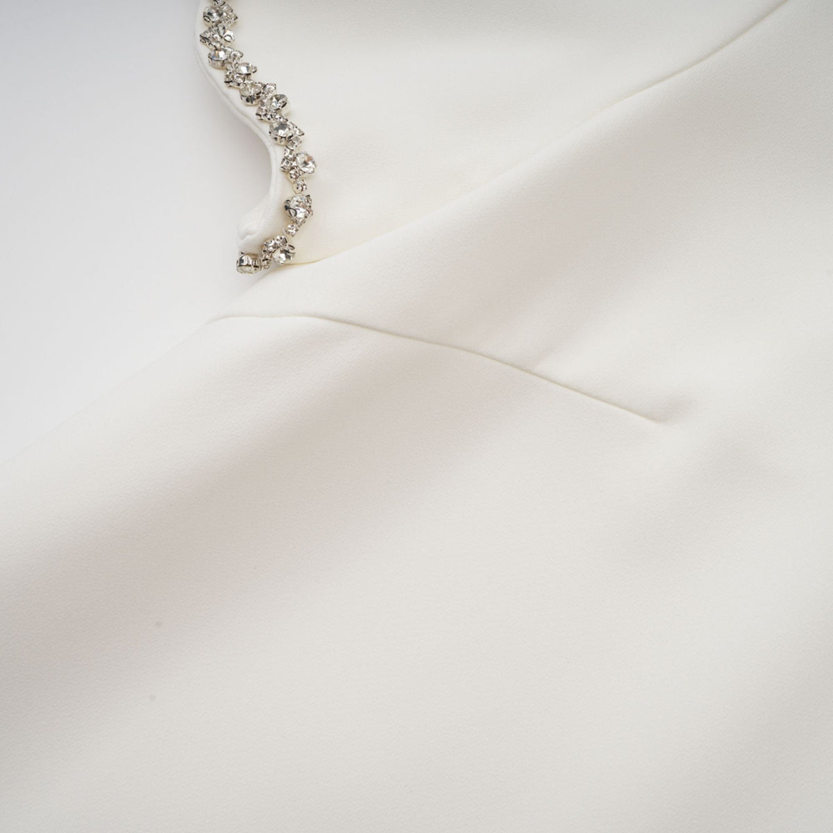 Bérénice white crystal-embellished mini dress (Final Sale)