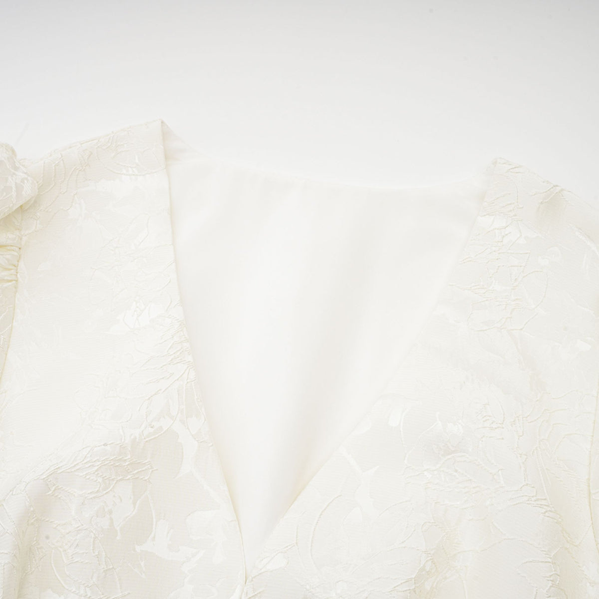 Colette white jacquard tiered mini dress (Final Sale-US Only)