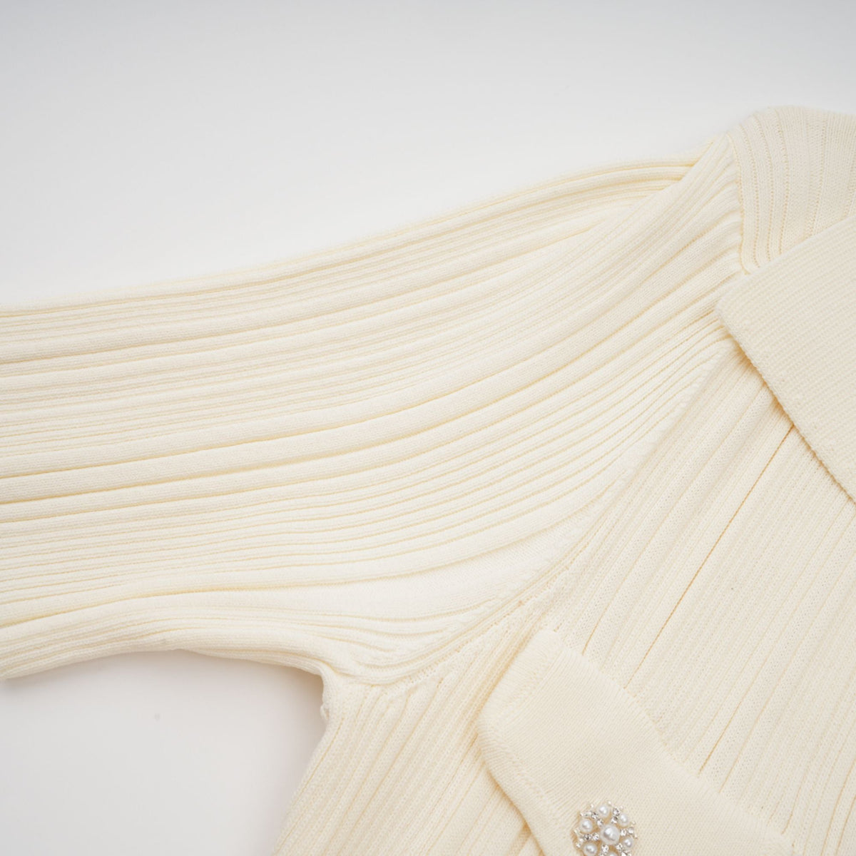 Nouria neutrals ribbed-knit midi dress (Final Sale-US Only)