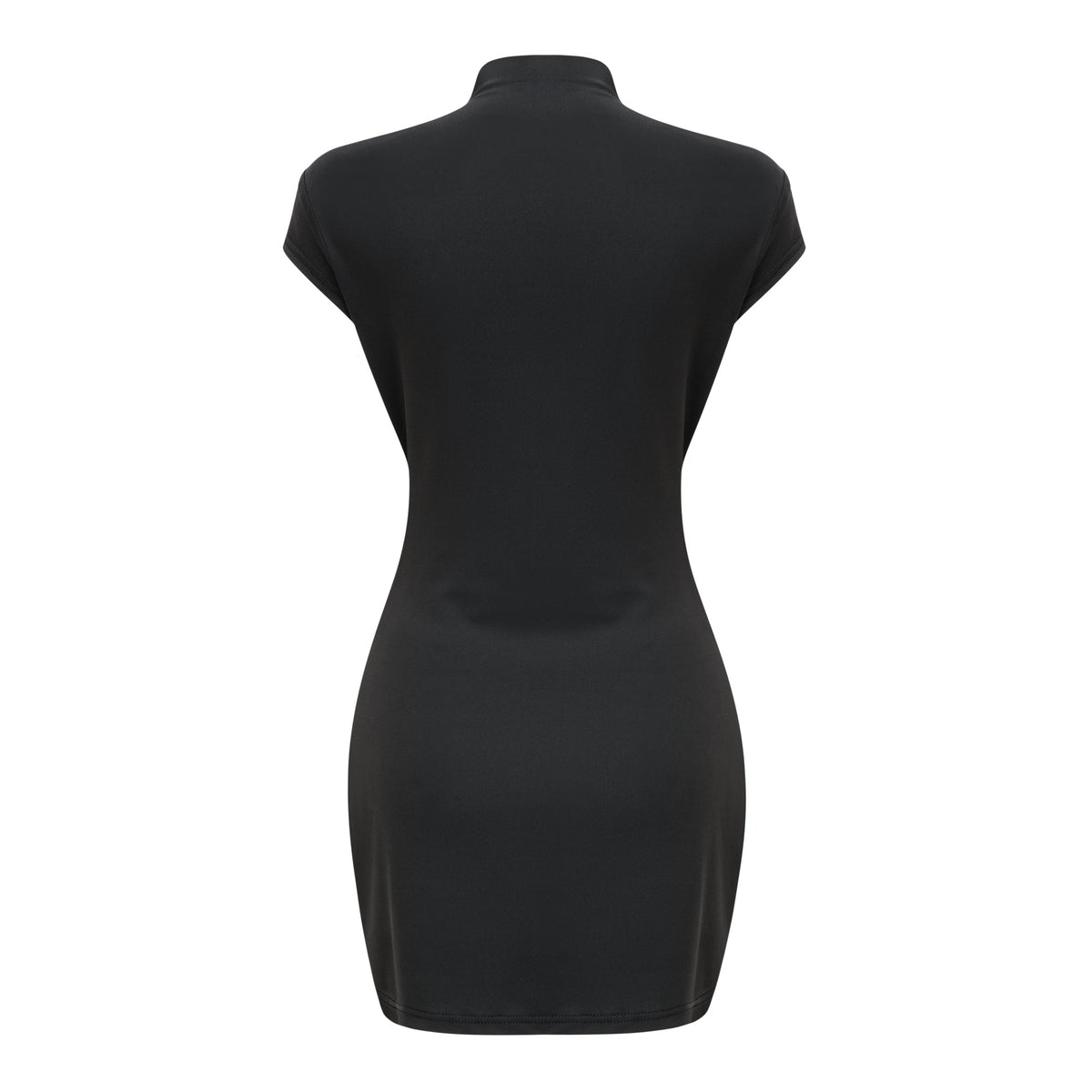 Andrea Black Keyhole Corset Mini Dress