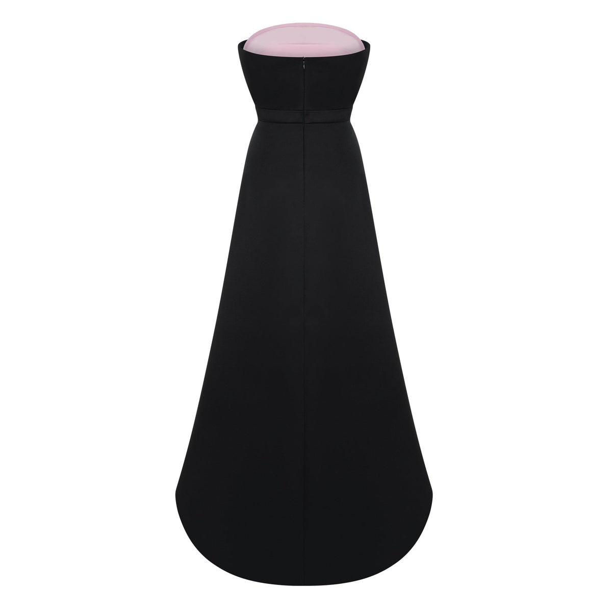 Felismina Pink Color Block Satin Maxi Dress