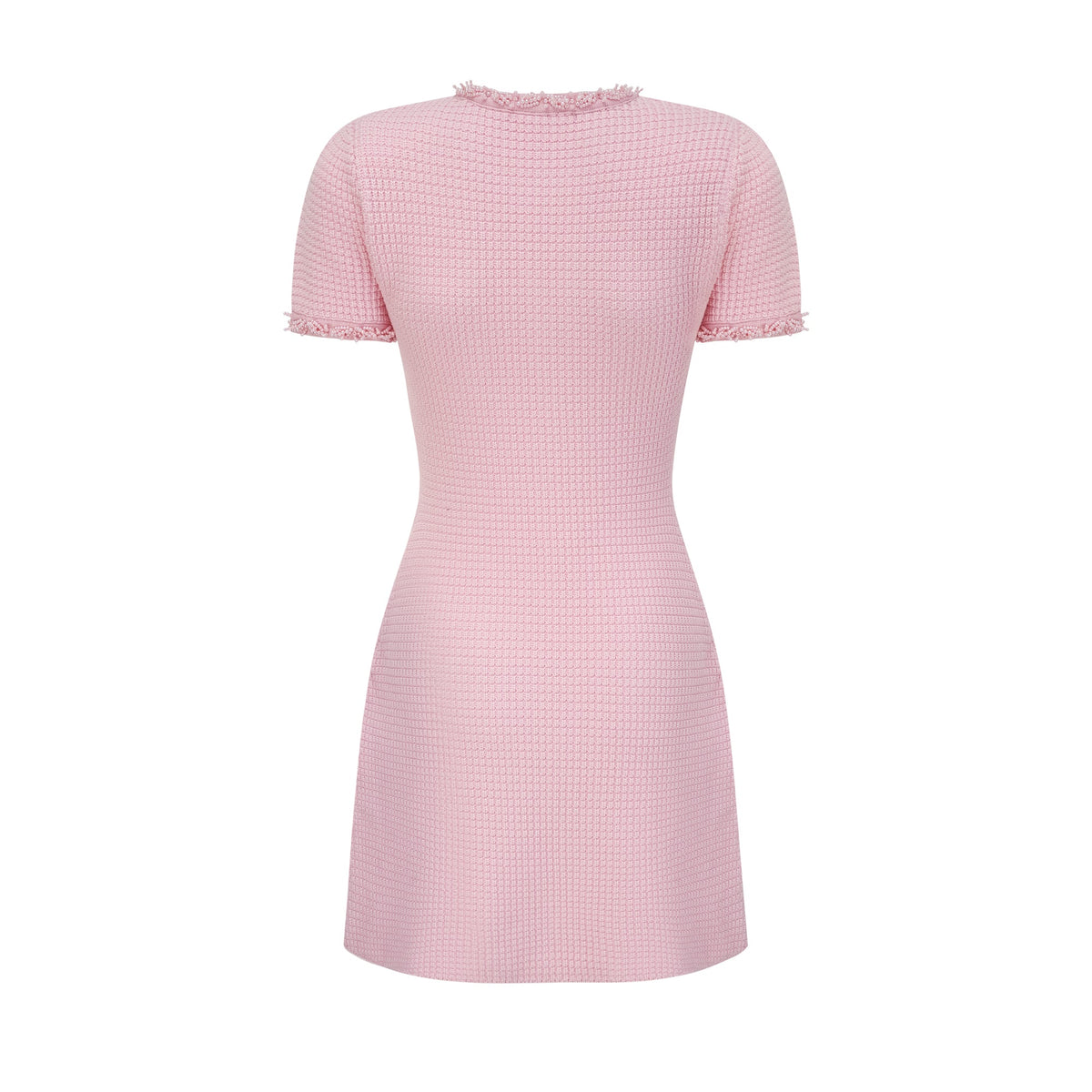 Eugénie pink beaded knit mini dress (Final Sale-US Only)