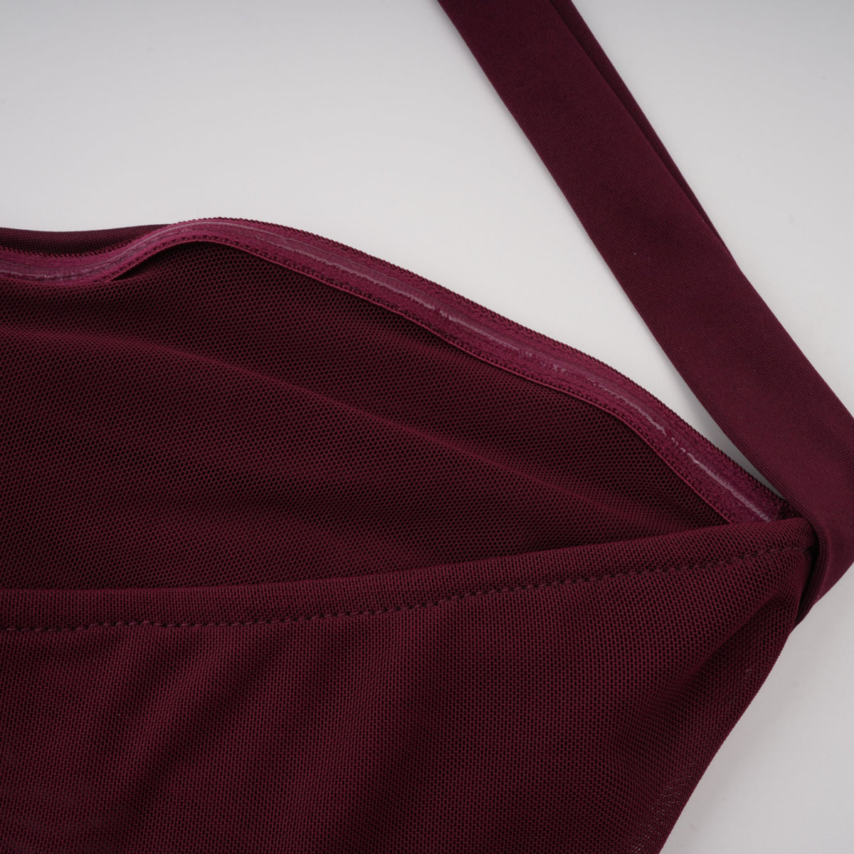 Amandine Burgundy Halterneck Gathered Maxi Dress (Final Sale)