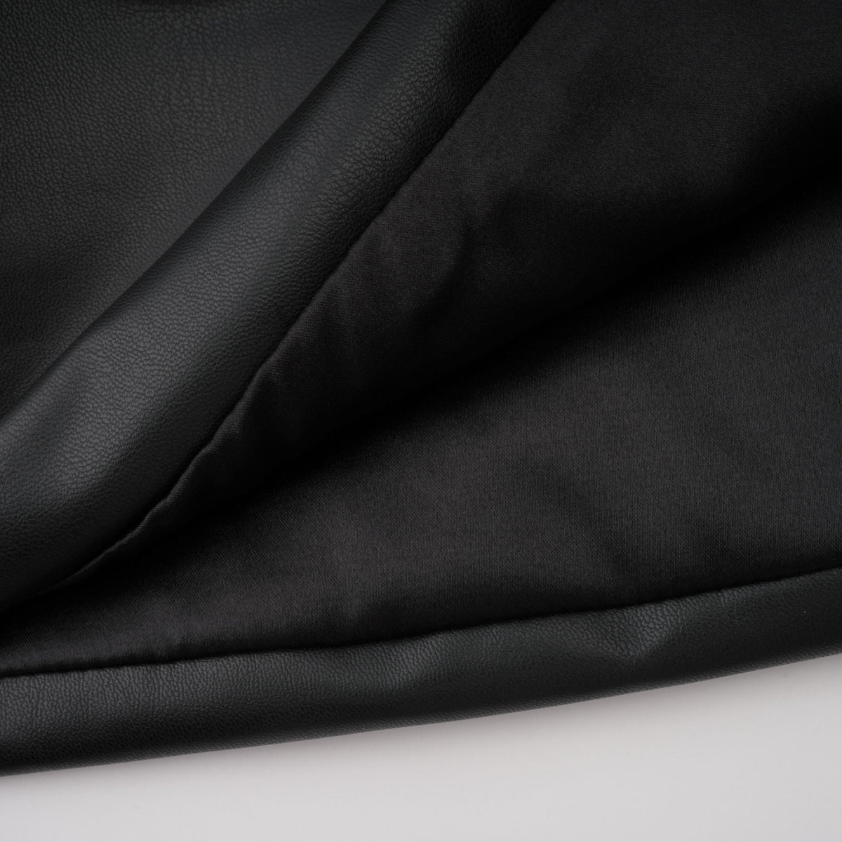 Agnes Black Ruched Leather Bodycon Mini Dress (Final Sale-US Only)