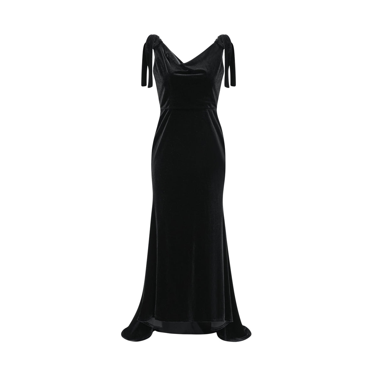 Audrey embellished velvet open-back maxi dress (Final Sale)
