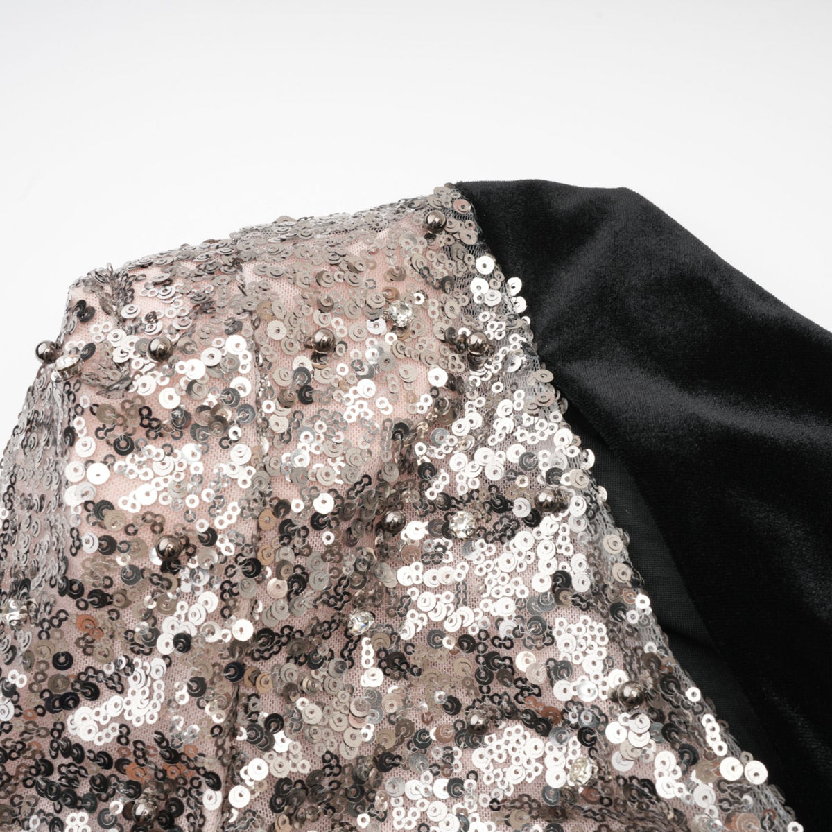 Juliette sequin-embellished asymmetric maxi dress